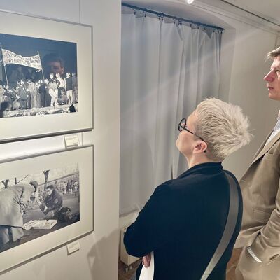 Vernissage Sonderausstellung " Bilder der Mauer - 35 Jahre Mauerfall"