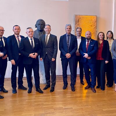 08.11.2024 - Besuch der Partnerlandkreise anlässlich 35 Jahre Mauerfall