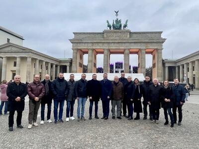 08.11.2024 - Besuch der Partnerlandkreise anlässlich 35 Jahre Mauerfall